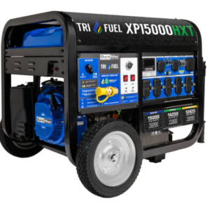 DuroMax 15,000 Watt Electric Start Tri Fuel Portable Generator