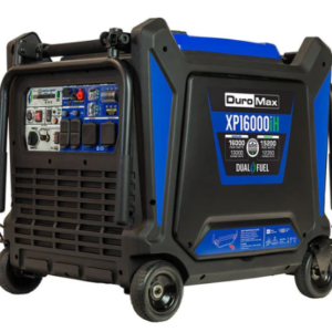 DuroMax 16,000 Watt Portable Dual Fuel Inverter Generator - Quiet, Low THD